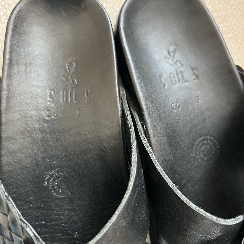 Sols Black Sofia Sandals - image 6